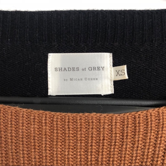 Color Block Knit Sweater by Shades of Grey - Picture 3 of 3